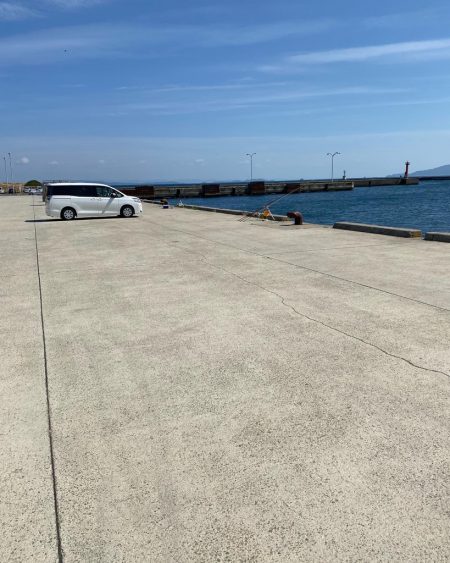 花見カレイ狙い