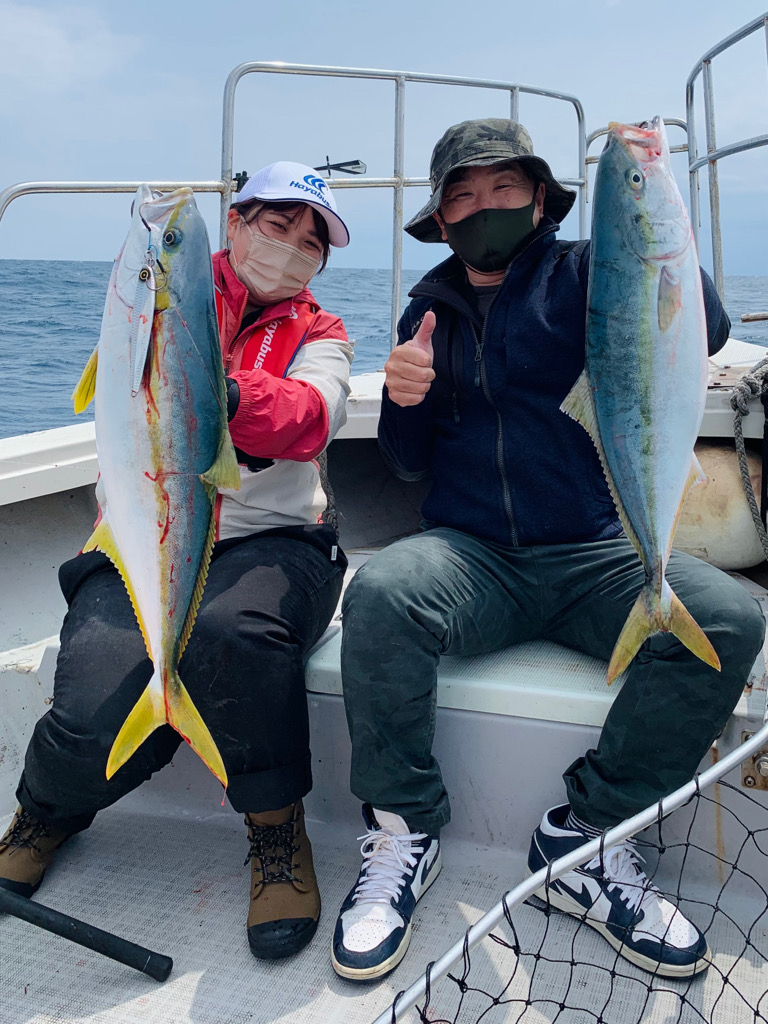 玄界灘で春のヒラマサジギング