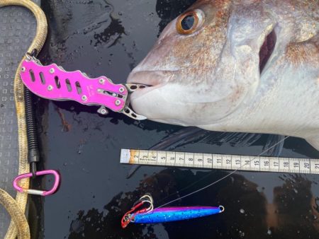 シマアジはいなかったが、デカいの来た！