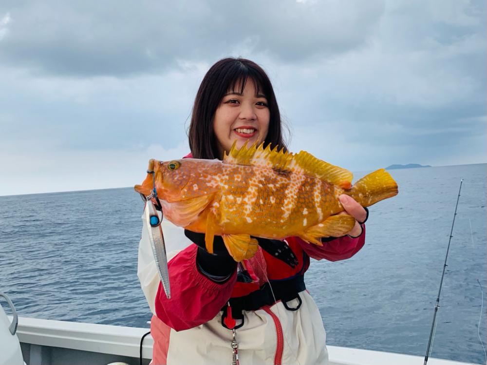 玄界灘で春のヒラマサジギング