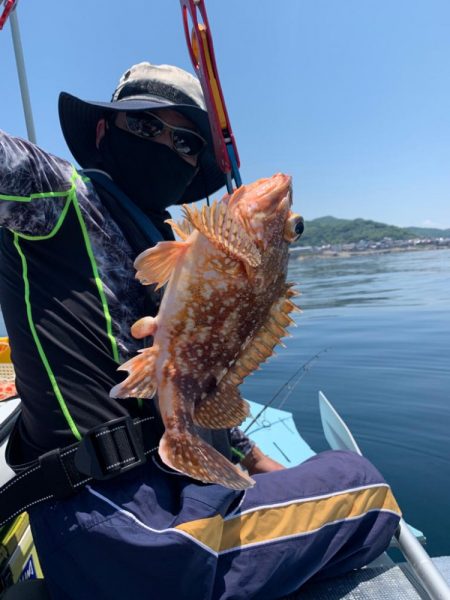 マイボートで丹後沖でジギング