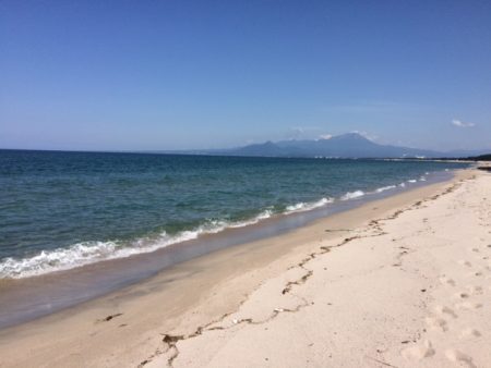 弓ヶ浜で気持ち良くキス釣りしてきました
