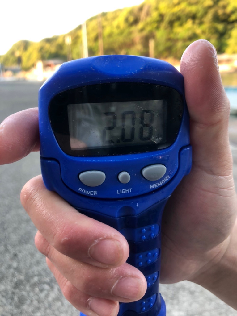 ジギング終わりのティップラン