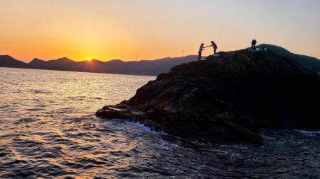 和歌山大引の磯でフカセ釣り