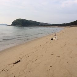 近場のサーフでキスのアタリを楽しみました