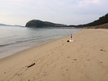 近場のサーフでキスのアタリを楽しみました