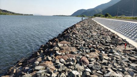 由良川でキス釣り