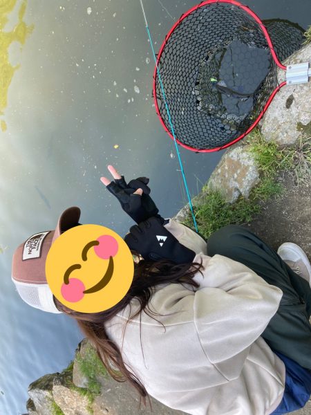 千早川マス釣り堀でトラウト！