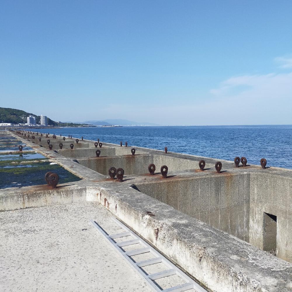 浦一文字で通し釣り