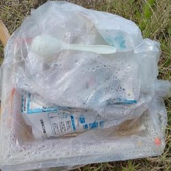 清掃活動：遠投サビキ