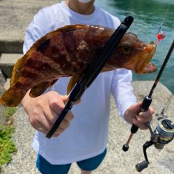 初めて釣りました🎣