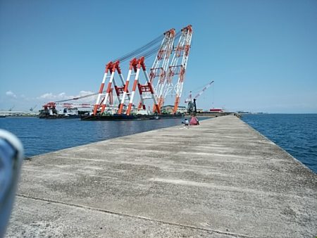 今日も潮の動きが悪い