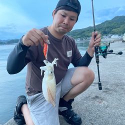 夕まずめ1時間エギング