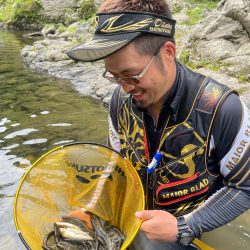天川村　鮎釣り