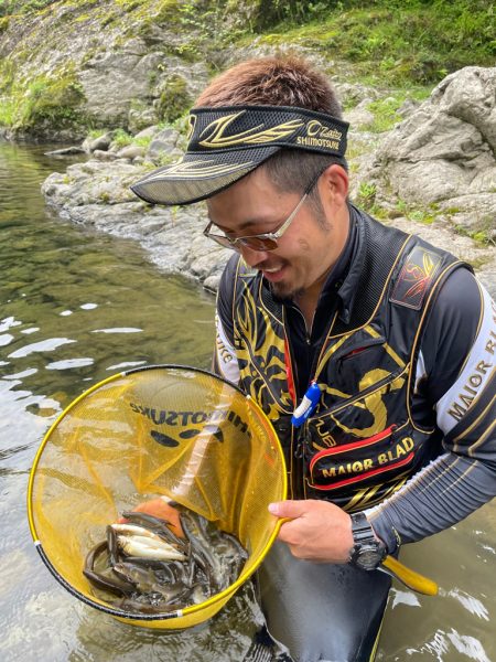 天川村　鮎釣り