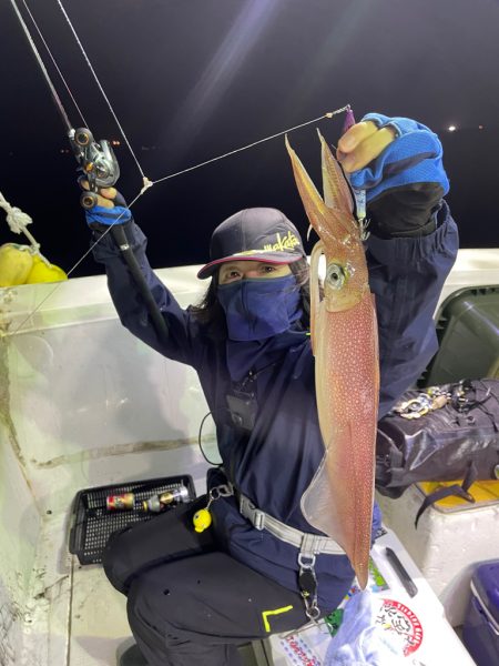鳥取沖でイカメタル