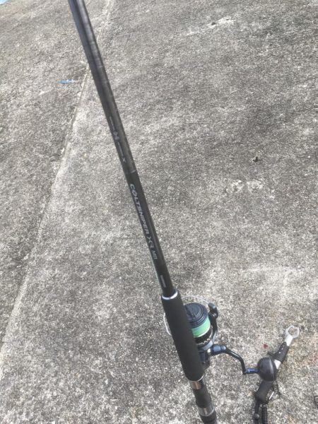 強風の中を根性でキャスト！ブリ！