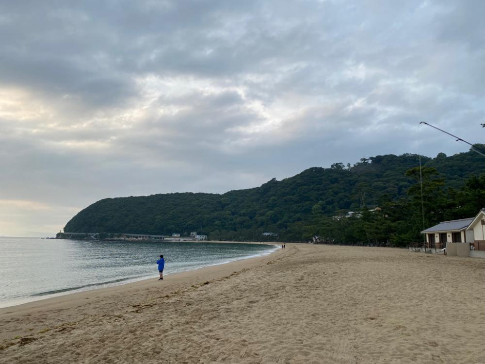 大浜公園でキス釣行