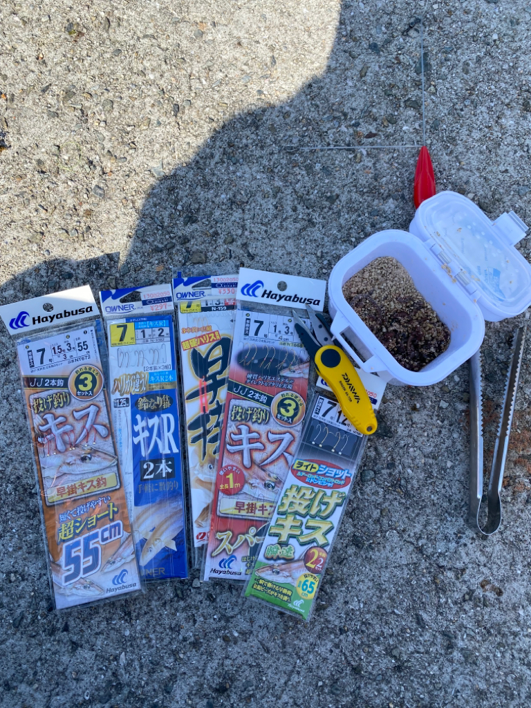 淡路島 津名港 キス釣り