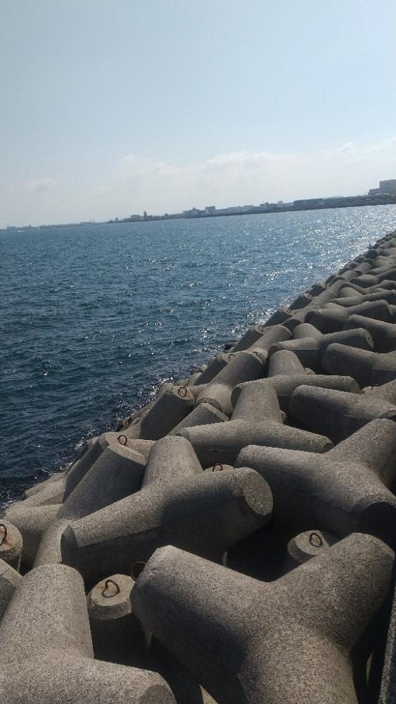 いつものショアジギ、メバリング