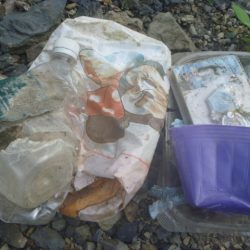 清掃活動：梅雨明け？バス