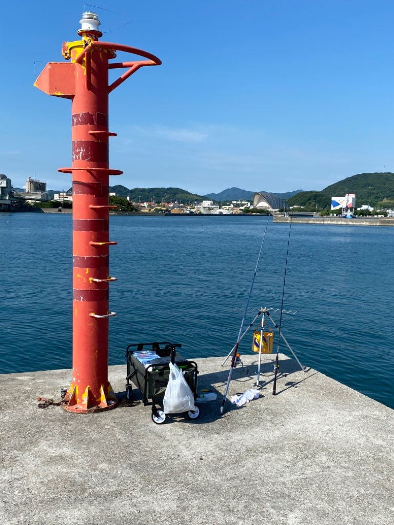 梅雨明け後のキス釣り