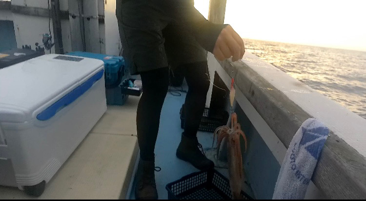 釣り仲間とイカメタル