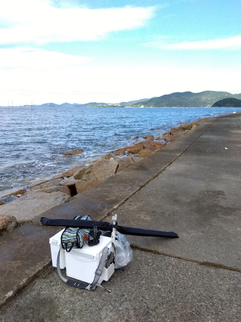 苅屋海岸のキス釣り