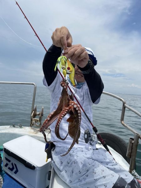 兵庫県明石沖！夏の風物詩！パルパルスッテでマダコゲーム