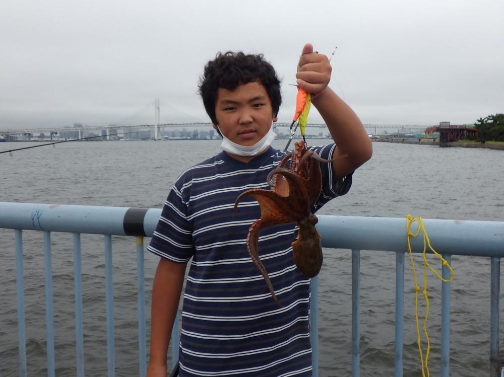 タコ釣りで大物が！？