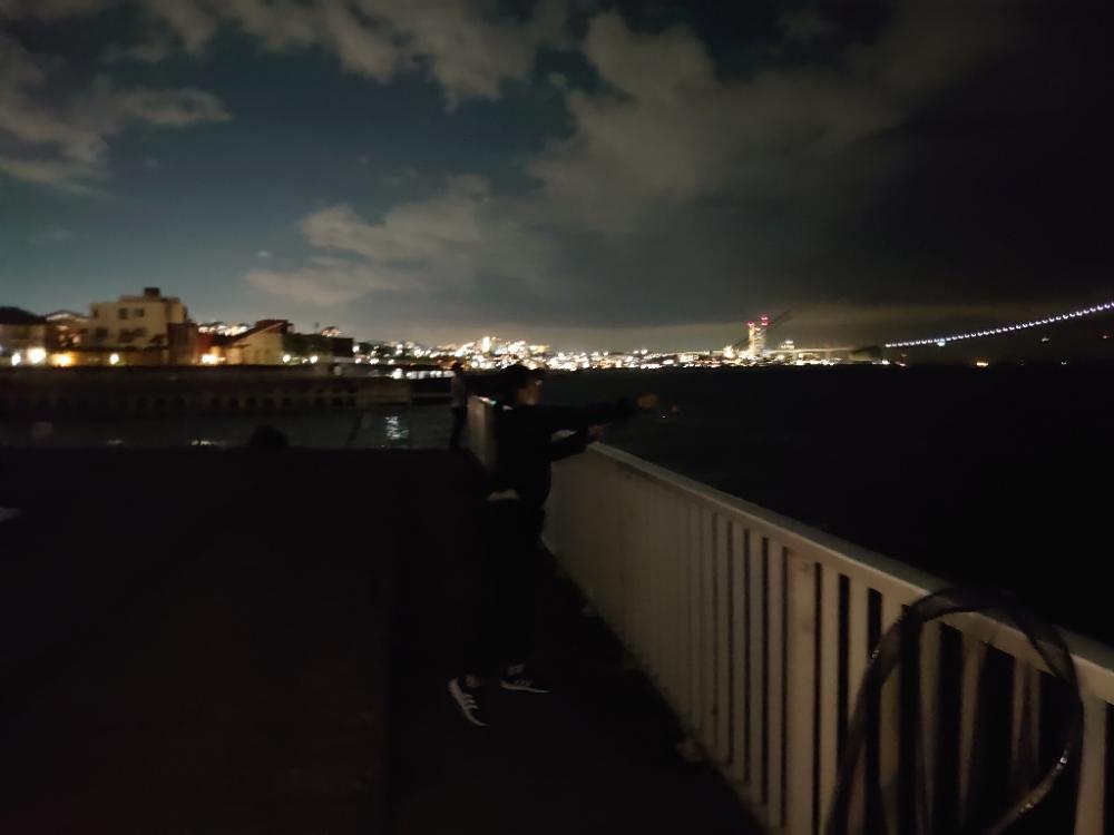 娘と初めてのサバ釣り。