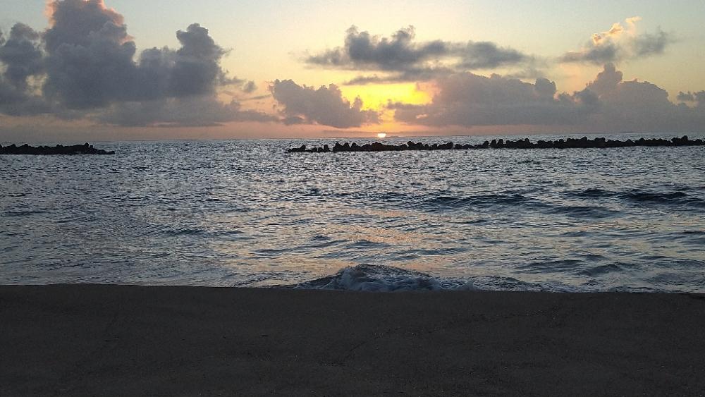 旅行先でもチョイ投げ