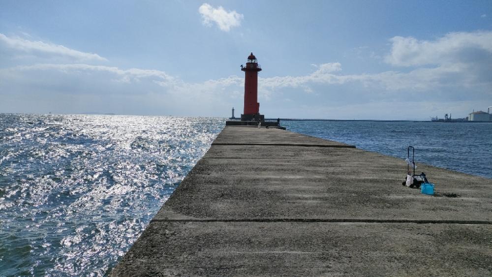 サビキでアジ狙い