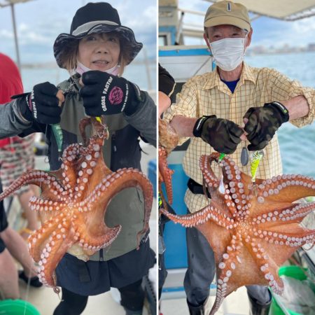 ７月１１日（月）の釣果（マダコ２.４kgと…