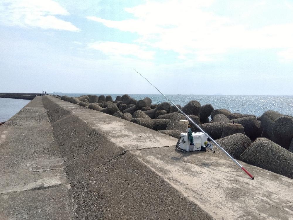 高砂港のキス釣り