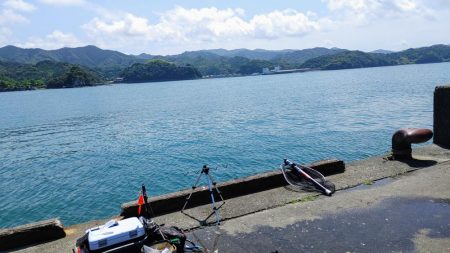 初めて釣った(笑)