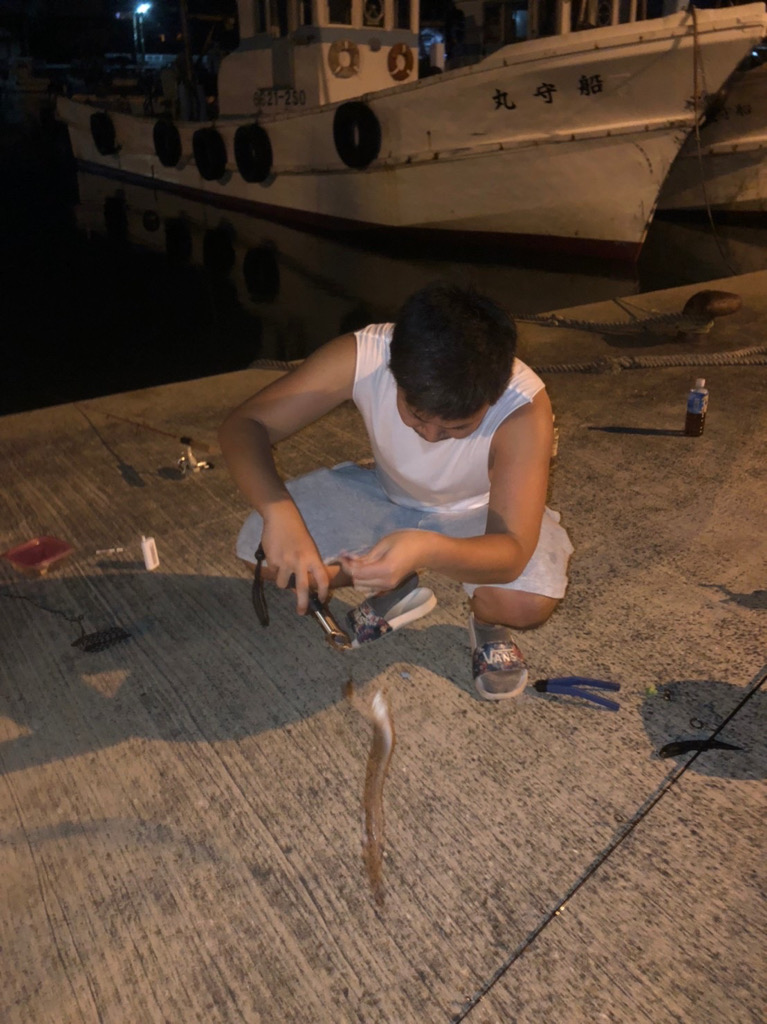 ぶっこみで魔アナゴ81cm