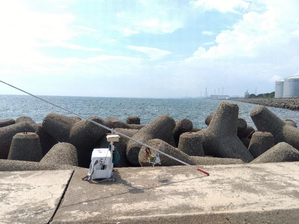 高砂港のキス釣り