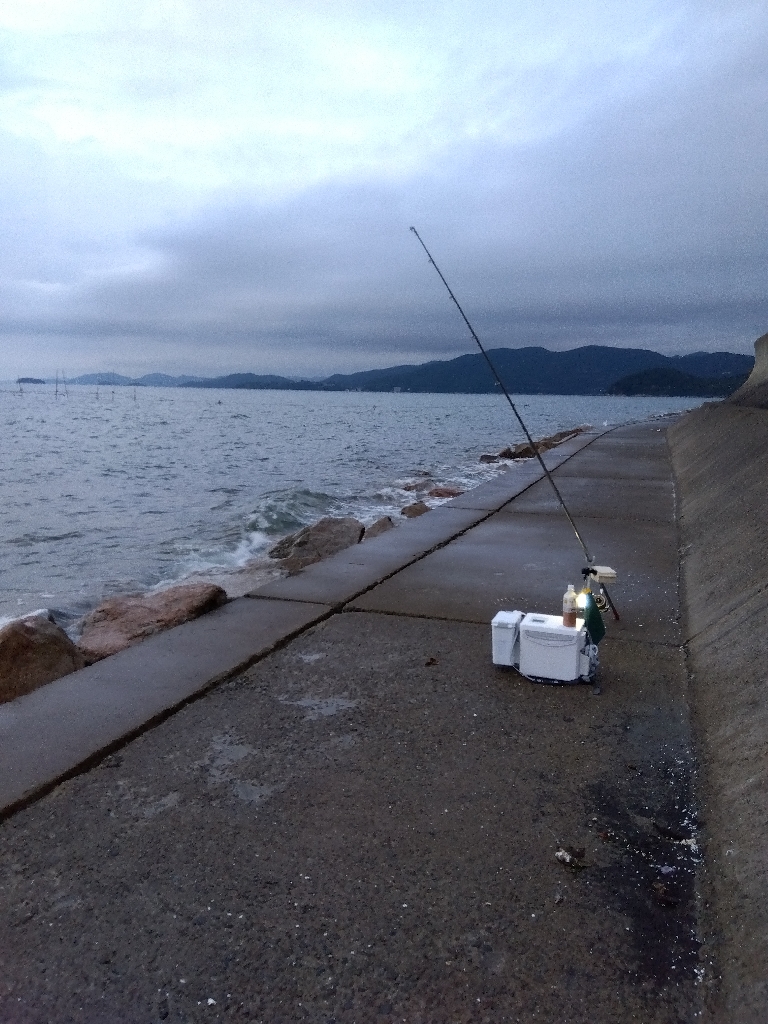 苅屋海岸のキス釣り