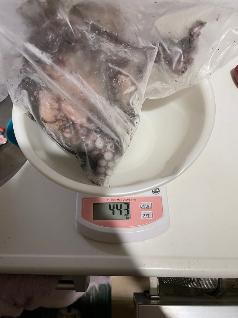 ２日連続のタコ🐙