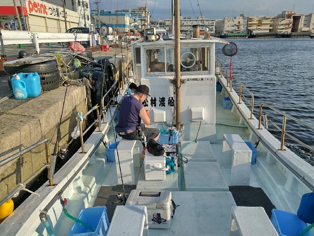 松村渡船さんでロックショート便