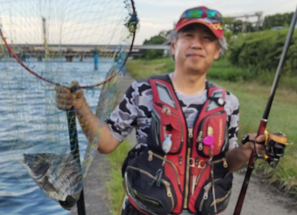 夢前川河口のチヌ釣り。