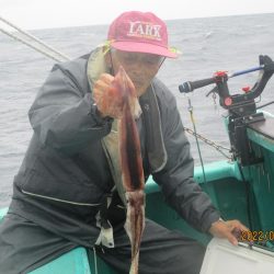 スルメイカ　黒ムツ　釣れました