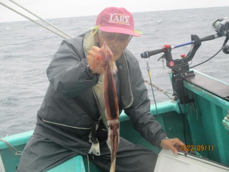 スルメイカ　黒ムツ　釣れました