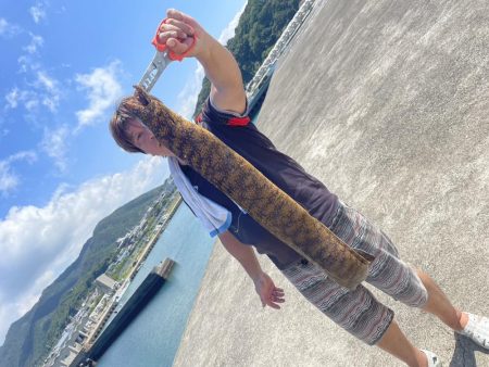 和歌山　御坊の堤防でウツボ釣り