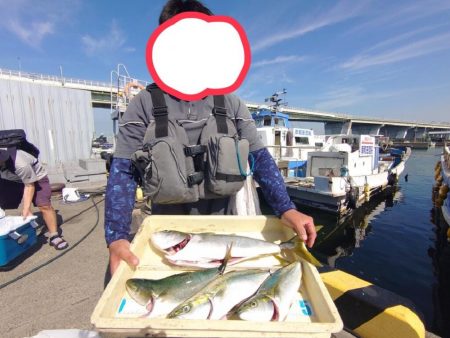 岸和田一文字で初メジロようやくゲット