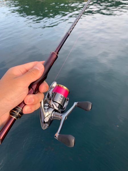 台風前のエギング釣行