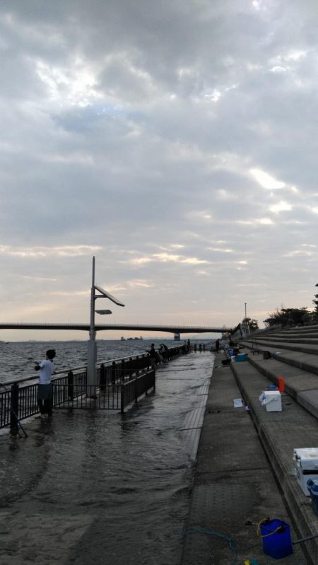 足場が････。