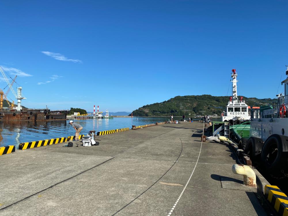 陸っぱり今期初タチウオ