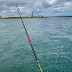 台風前のチヌ釣り